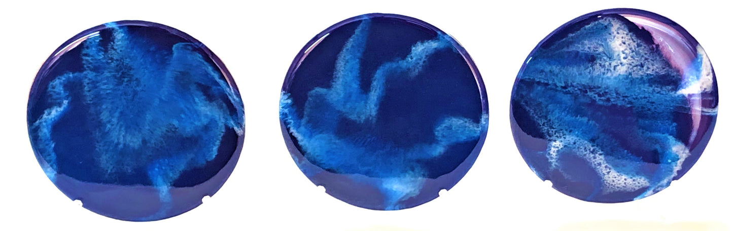 Round Wood Coasters - Various Colors