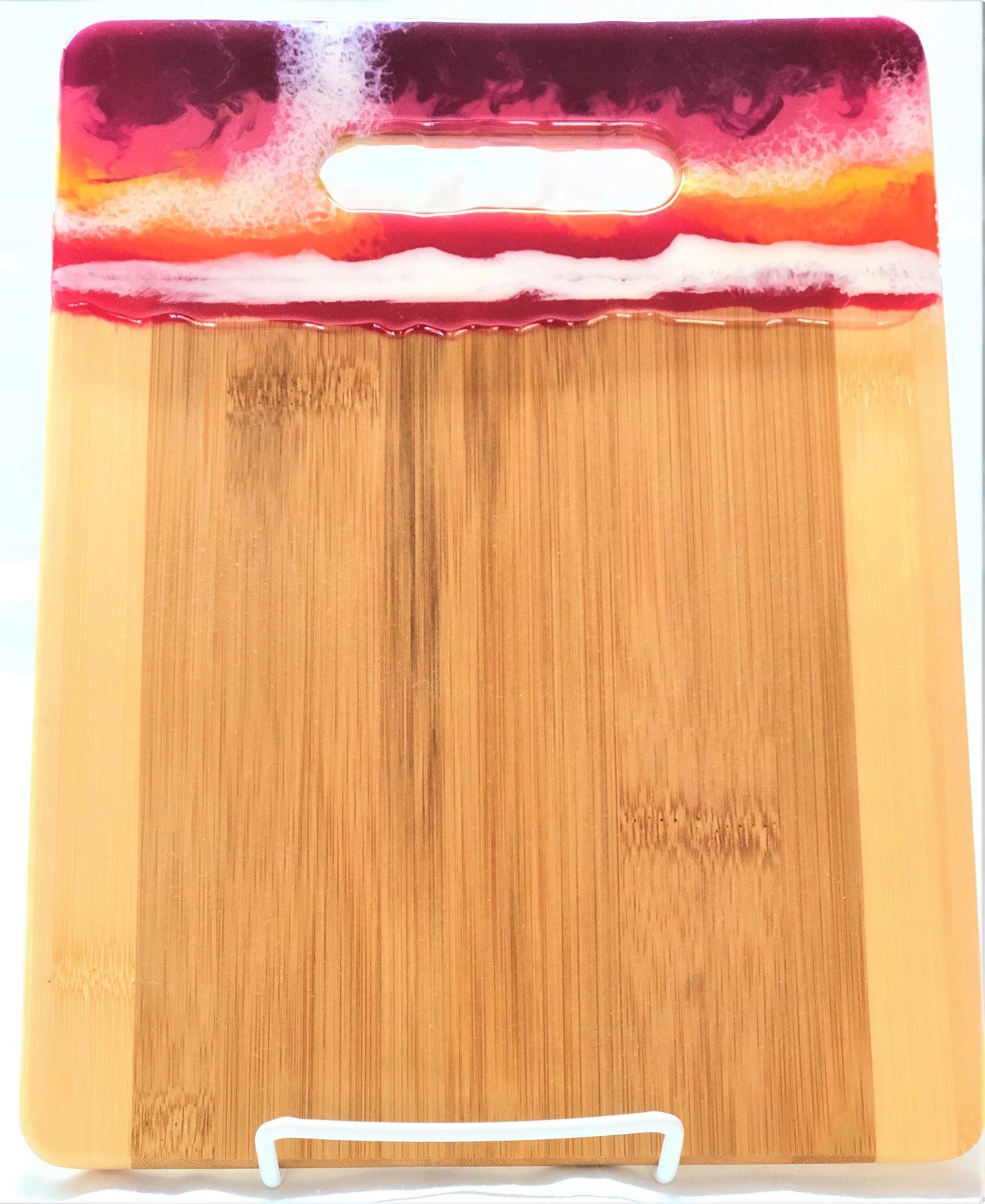 Cutting Board Small- Bamboo with Resin Handle