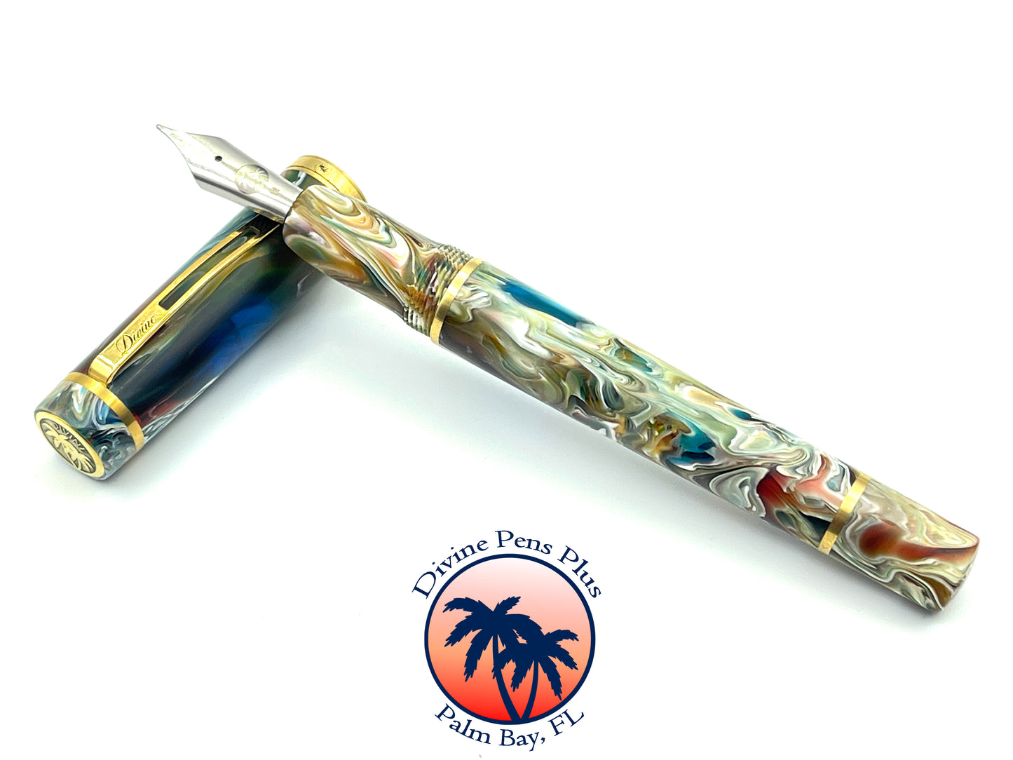 Divinus Fountain Pen - "Primary Manipulation 1" PM1 / Brass Hardware