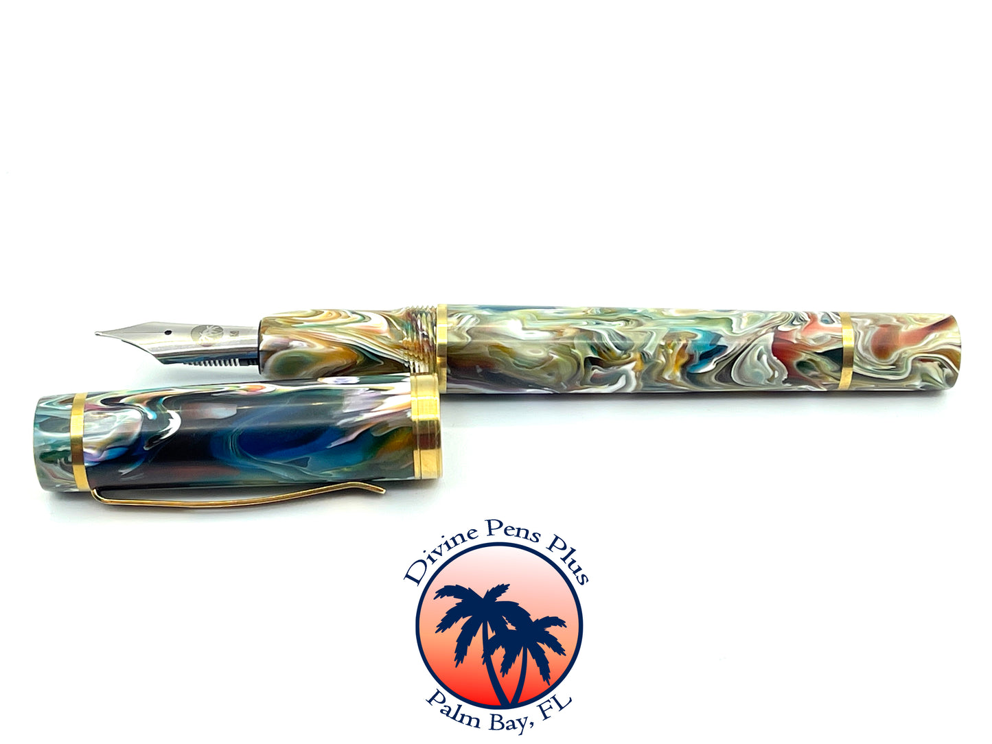 Divinus Fountain Pen - "Primary Manipulation 1" PM1 / Brass Hardware