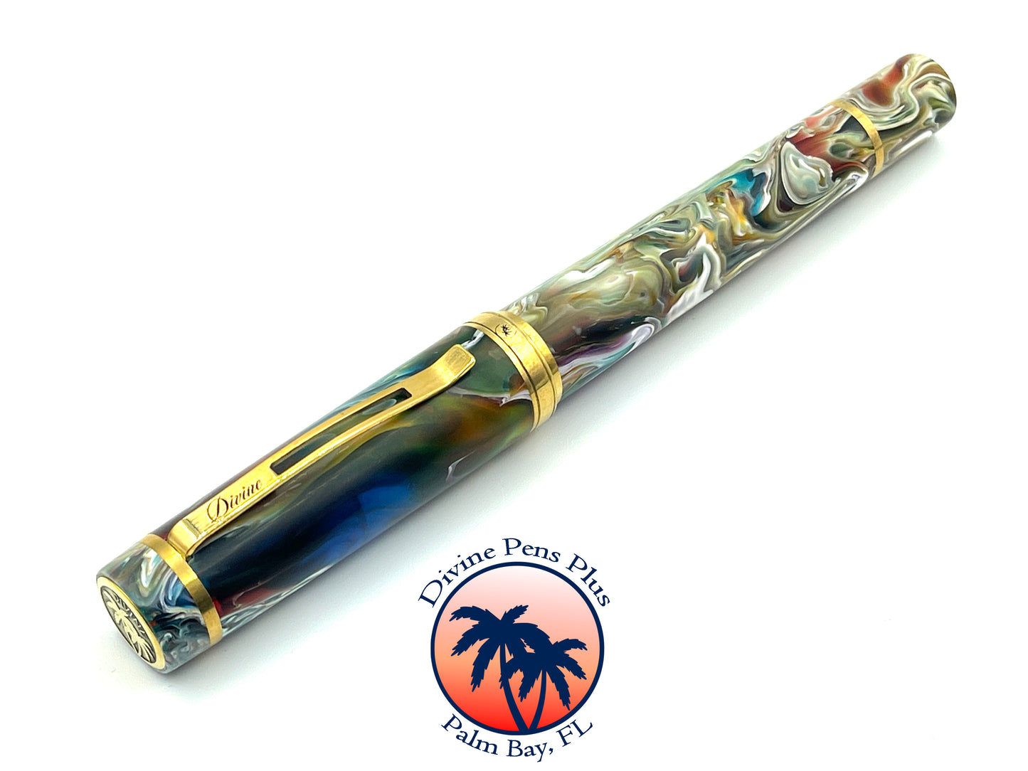 Divinus Fountain Pen - "Primary Manipulation 1" PM1 / Brass Hardware