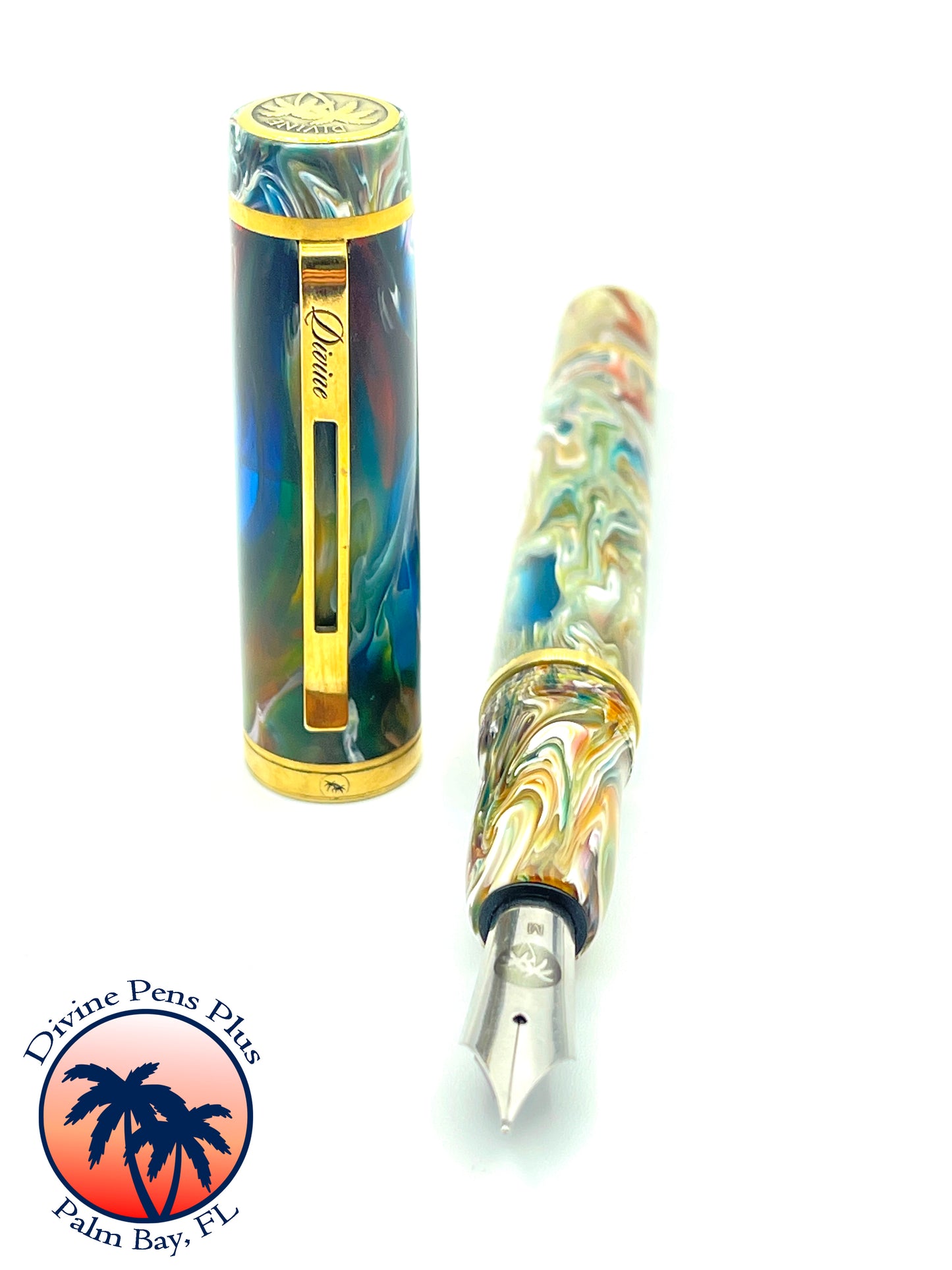 Divinus Fountain Pen - "Primary Manipulation 1" PM1 / Brass Hardware