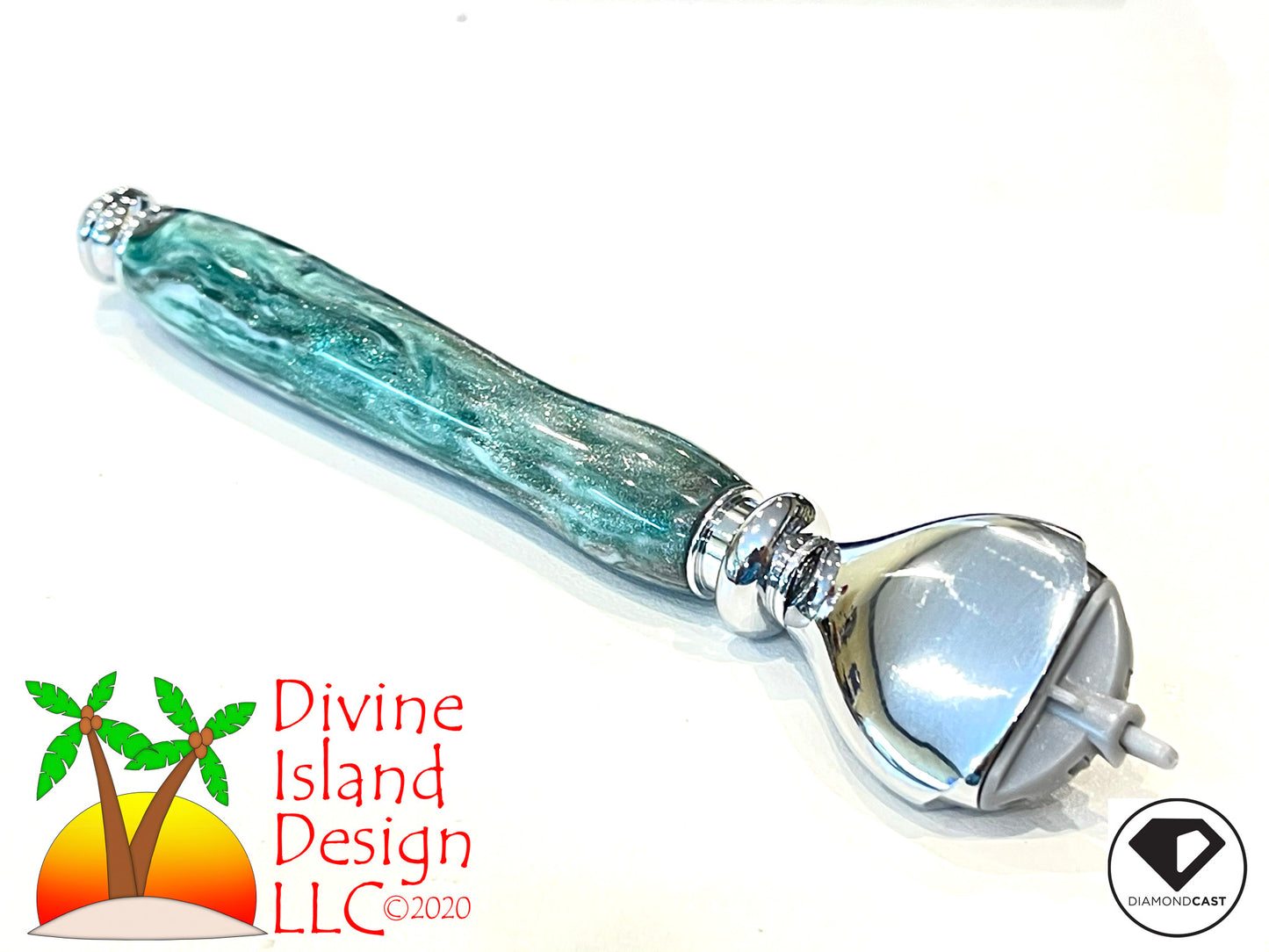 Razor "Fusion" / Chrome - Resin / DiamondCast™ Emerald Isle
