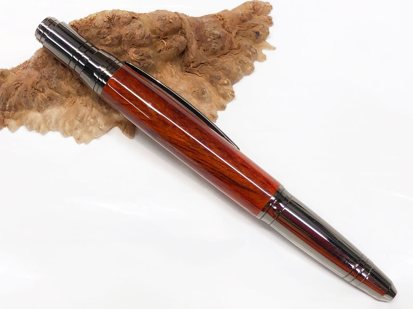 Zephyr / Gun Metal - Wood / Paduak