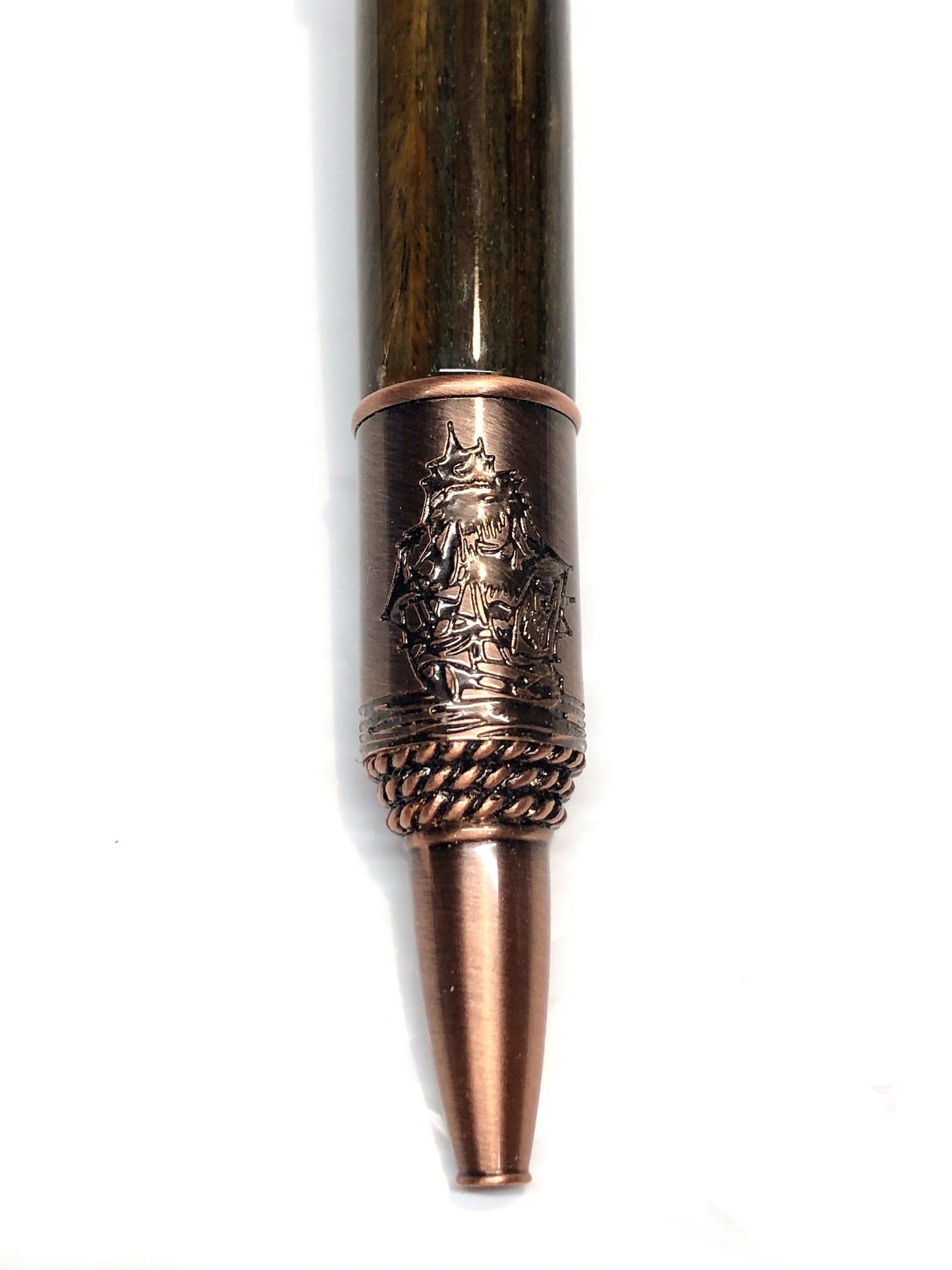 Nautical / Antique Copper - Wood / Lignum Vitae