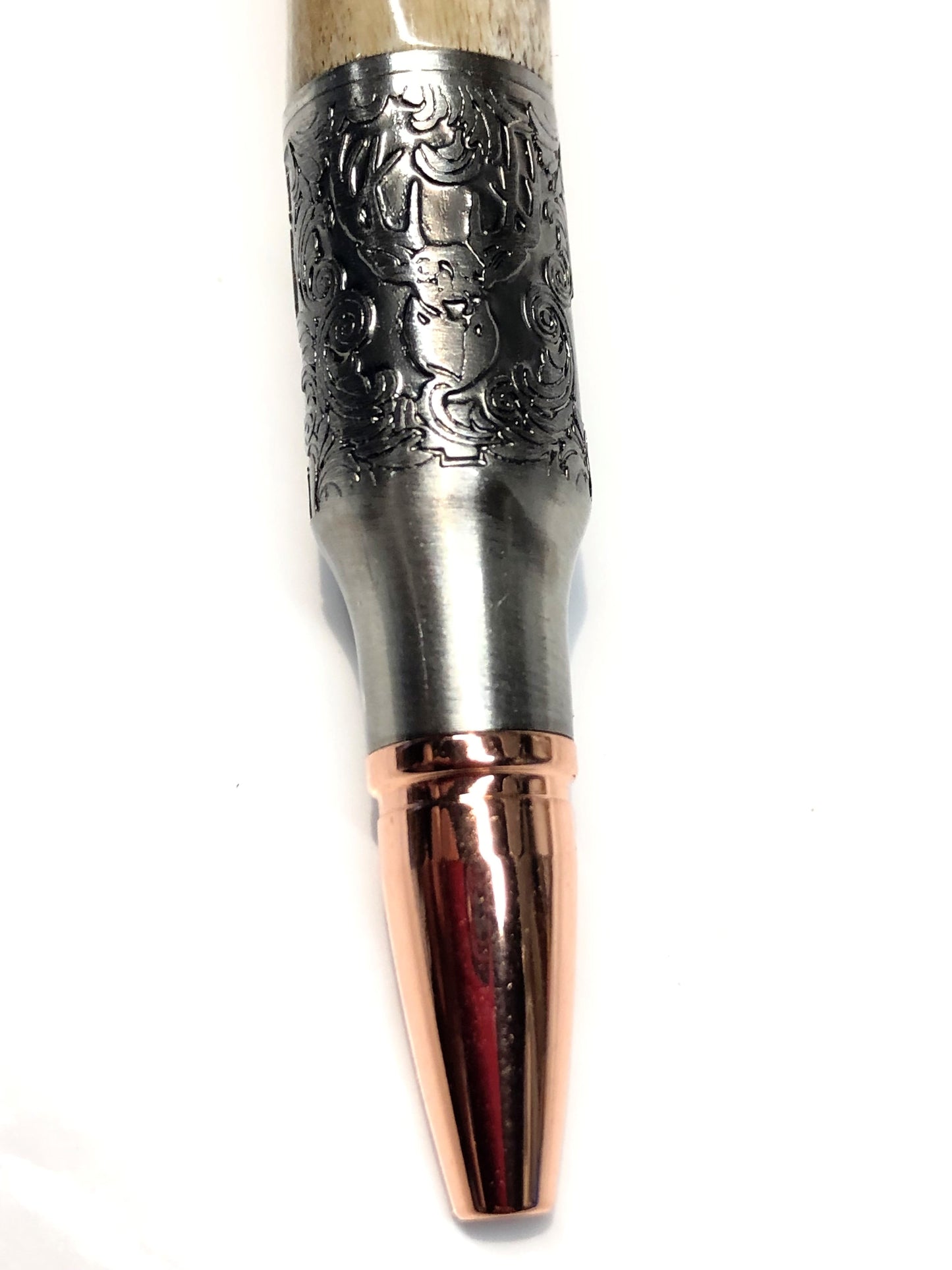 Deer Hunter / Antique Pewter - Whitetail Antler