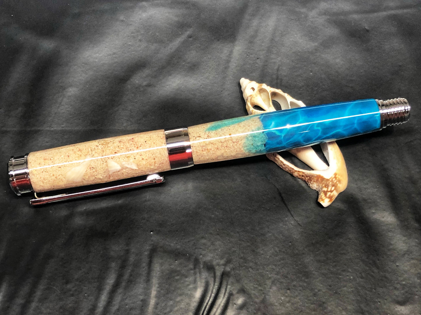 Leveche Rollerball / Chrome - Custom Bahamas Seashore w/COA