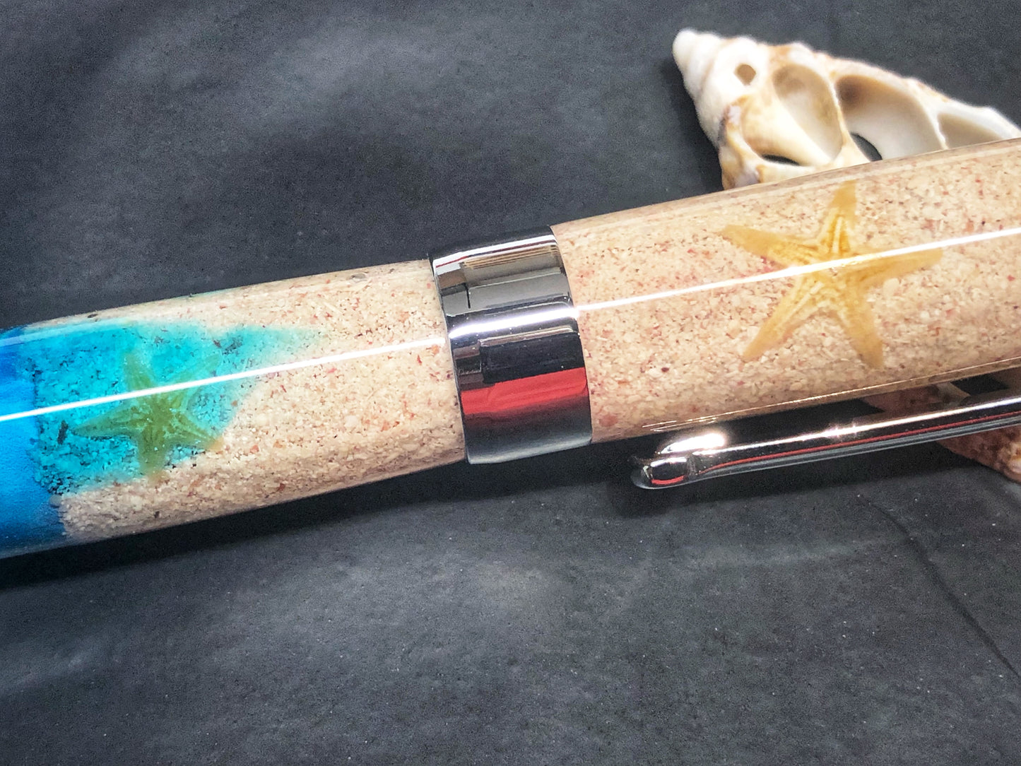 Leveche Rollerball / Chrome - Custom Bahamas Seashore w/COA