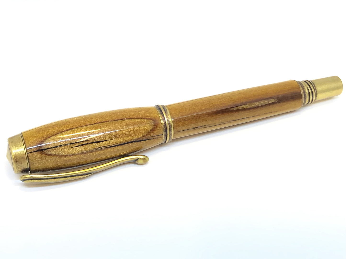 George Rollerball / Antique Brass - Wood / Lambeau Field (Green Bay Packers) w/COA