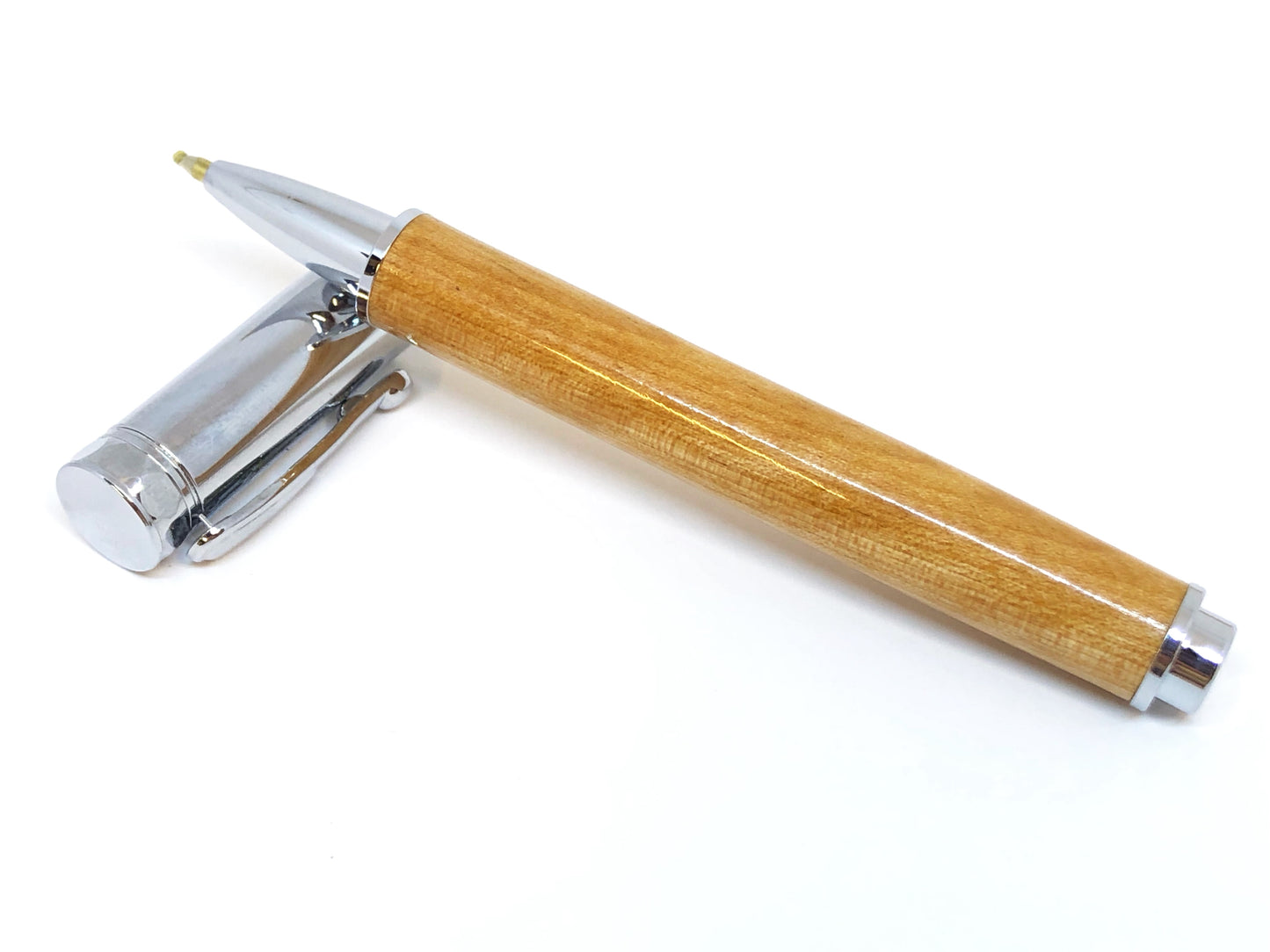 Zen Rollerball / Chrome - Wood / Crosley Field (Cincinnati Reds) w/COA