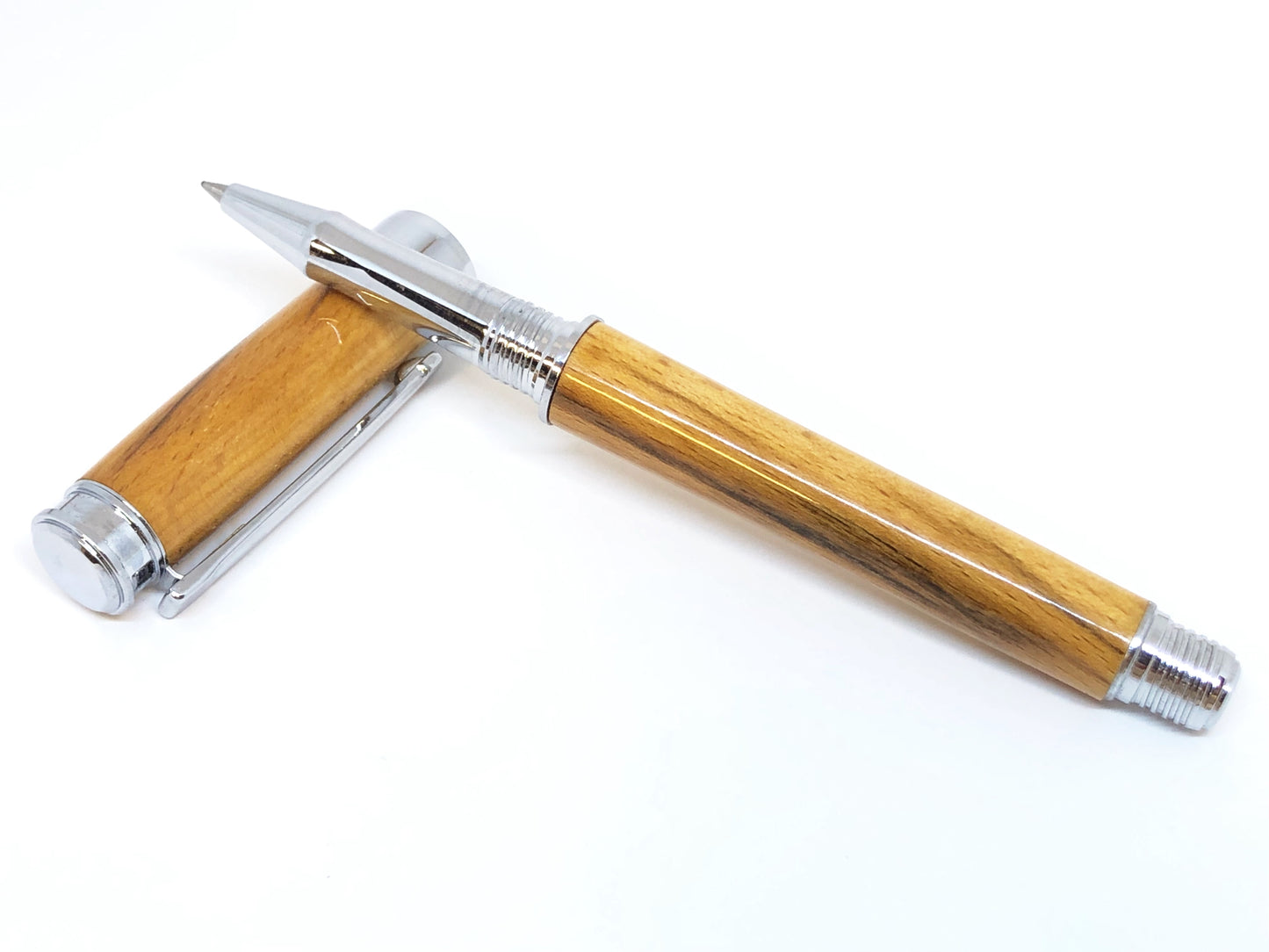 Leveche Rollerball / Chrome - Wood / Cleveland Municipal Stadium (Browns & Indians) w/COA