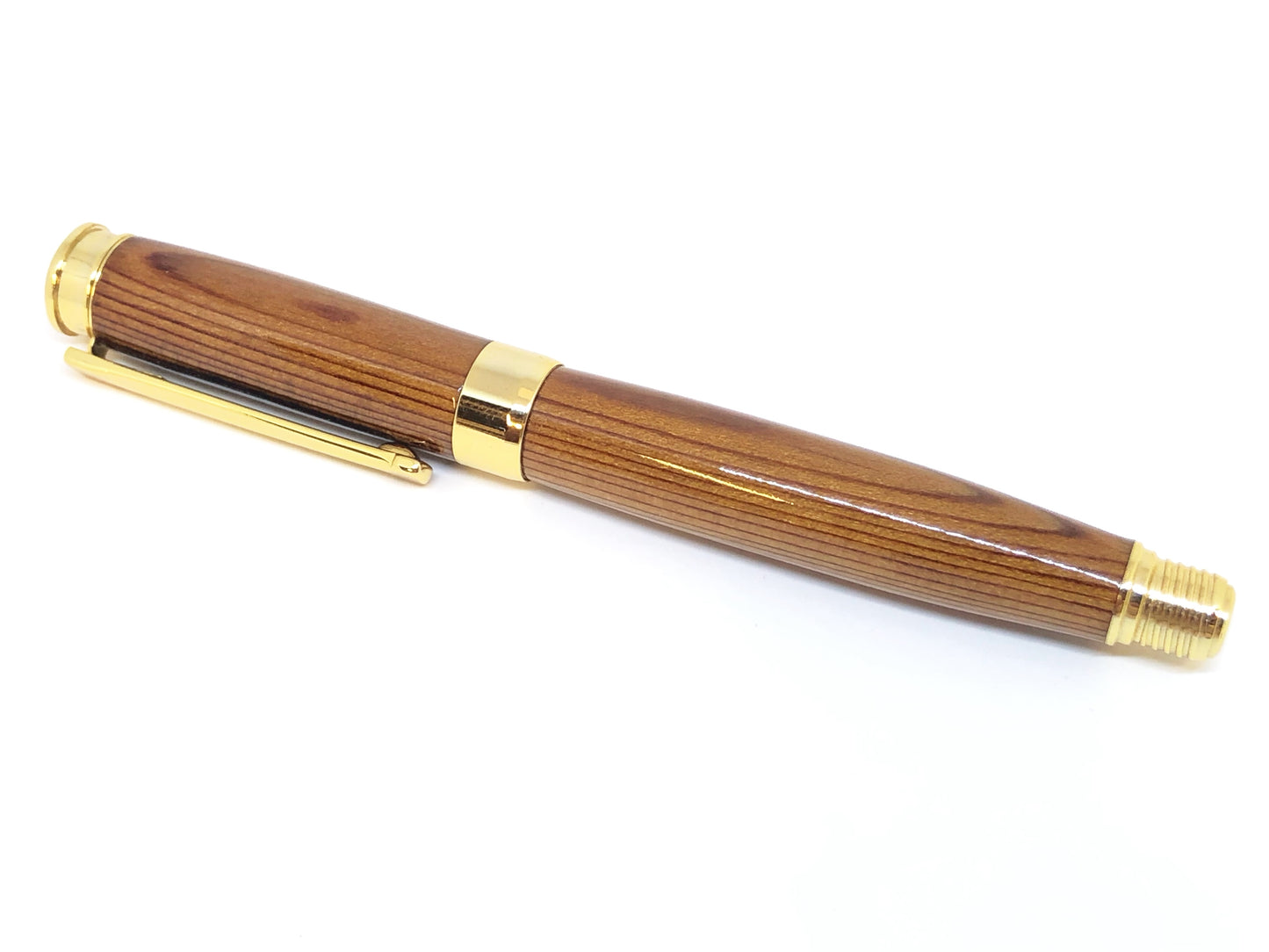 Leveche Rollerball / Gold - Wood / Notre Dame Stadium w/COA