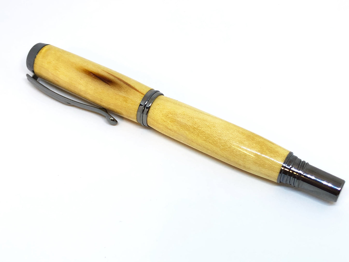 George Rollerball / Black Titanium - Wood / Dean Smith Center (UNC) w/COA