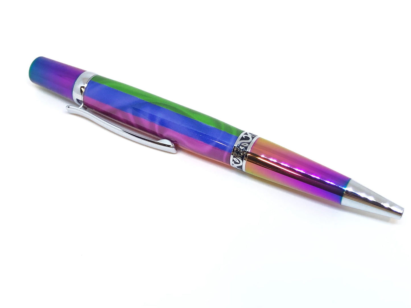 Elegant Beauty / Titanium Spectrum - Pride Flag Clear Cast
