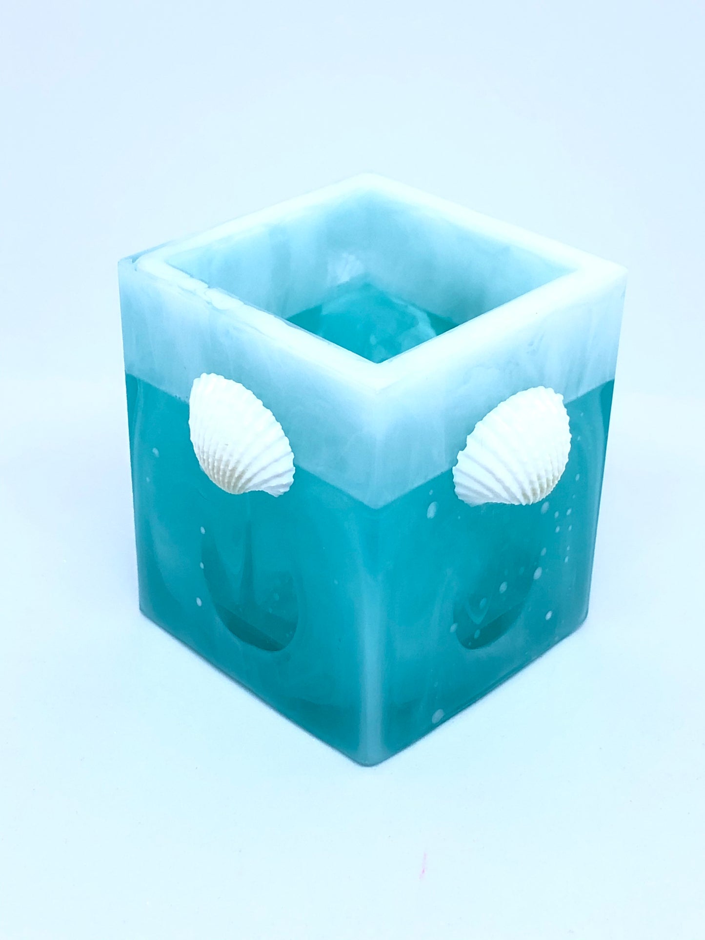 Small Teal Trinket Holder
