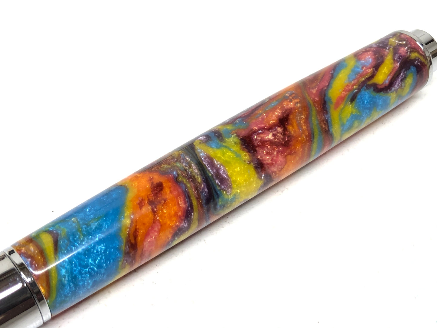 Zen II Fountain / Chrome - Resin / Goodbye Blue Sky