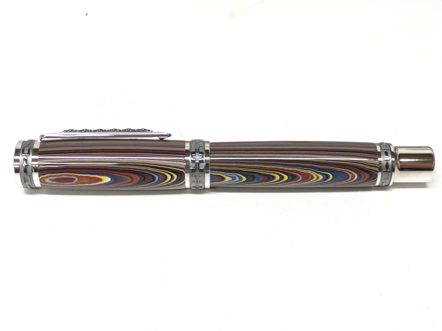 Emperor Convertible / Rhodium and Black Titanium - Corvette Fordite