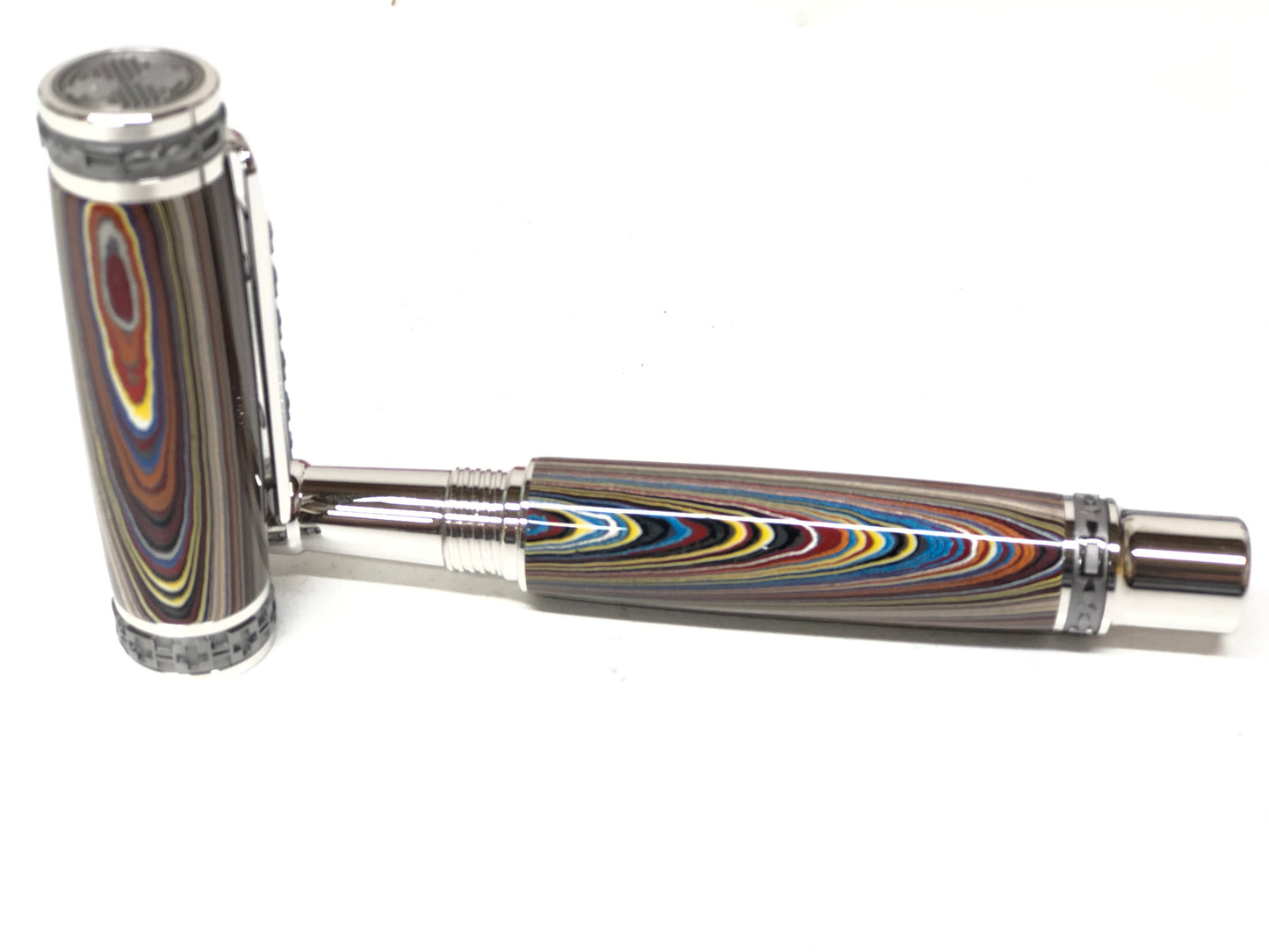 Emperor Convertible / Rhodium and Black Titanium - Corvette Fordite