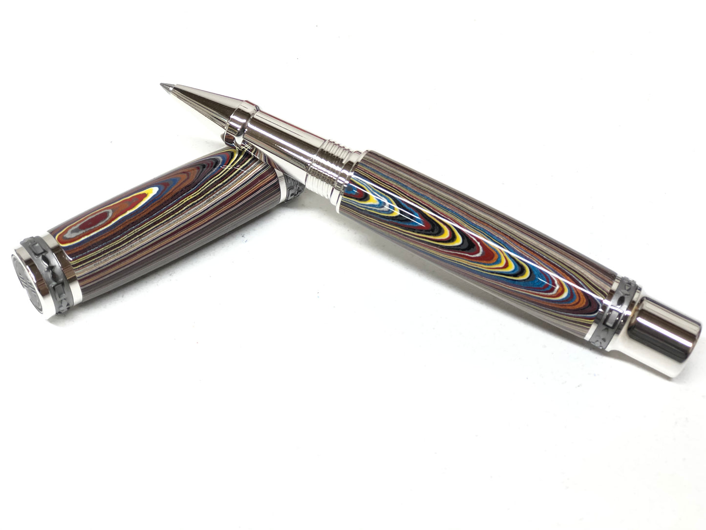 Emperor Convertible / Rhodium and Black Titanium - Corvette Fordite