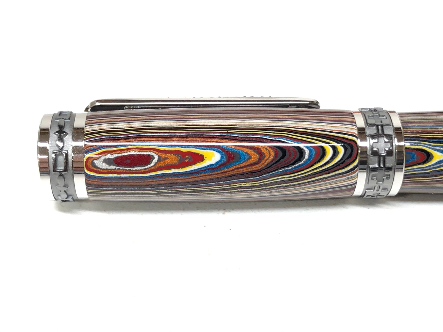 Emperor Convertible / Rhodium and Black Titanium - Corvette Fordite