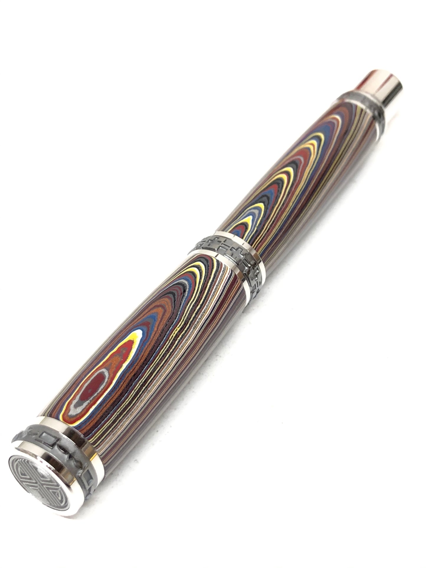 Emperor Convertible / Rhodium and Black Titanium - Corvette Fordite