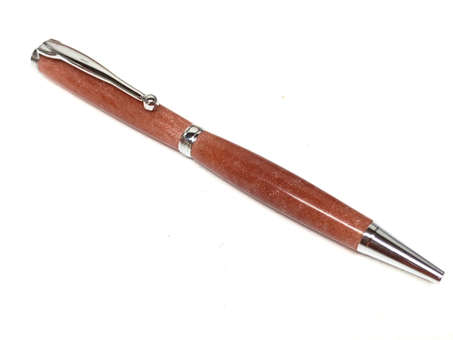Slim Ballpoint / Chrome - DiamondCast Copper