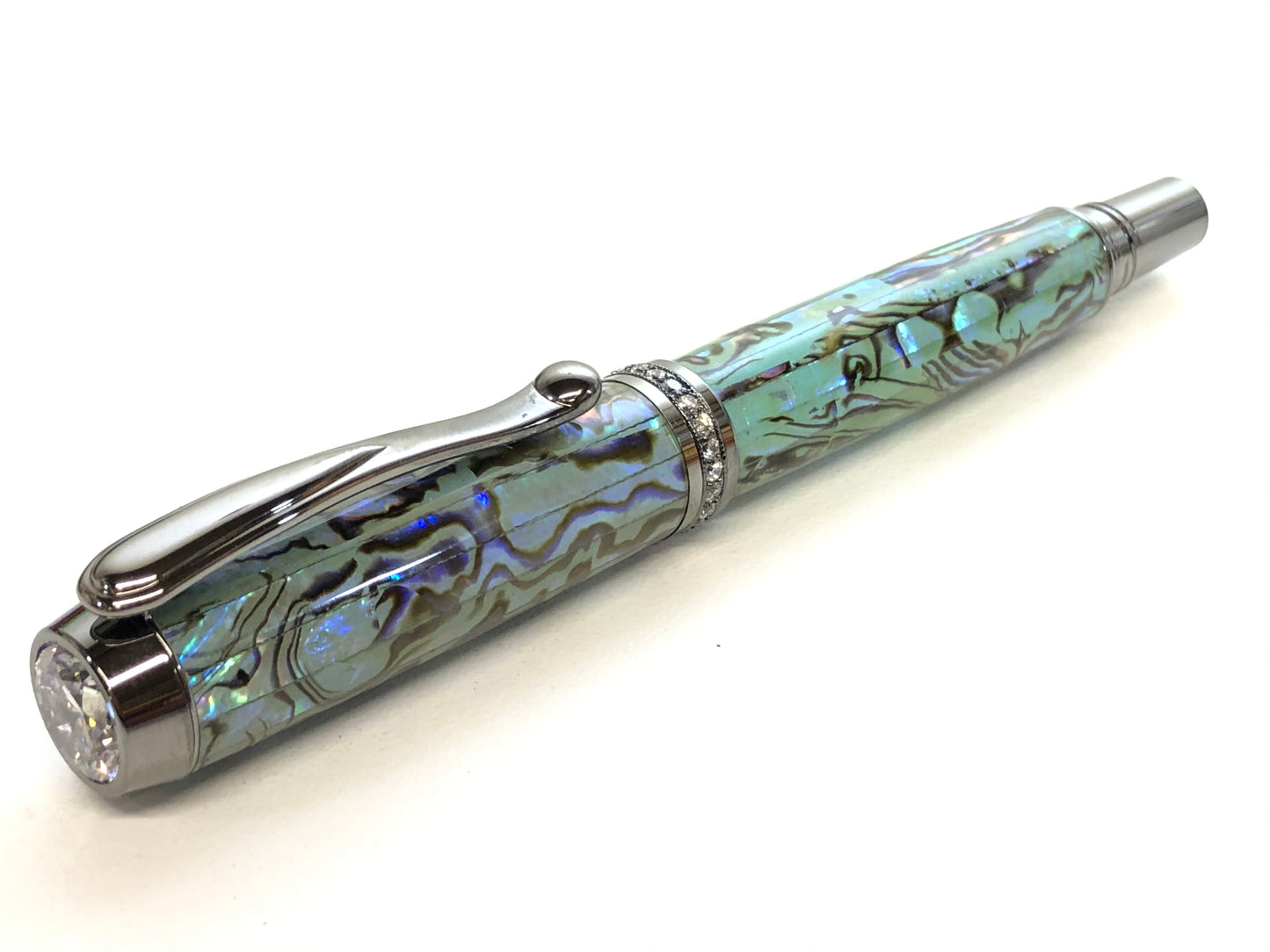 Venus Fountain / Black Titanium - Seafoam Green Paua Abalone