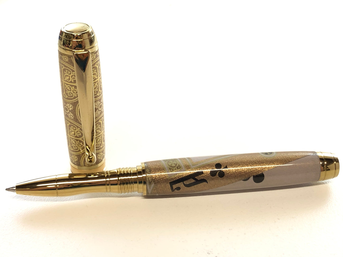 Mistral Rollerball / Gold - Gold Sanctus Tru-Card