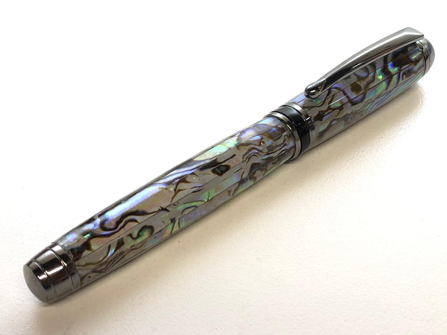 Mistral Rollerball / Black Titanium - Silver Paua Abalone