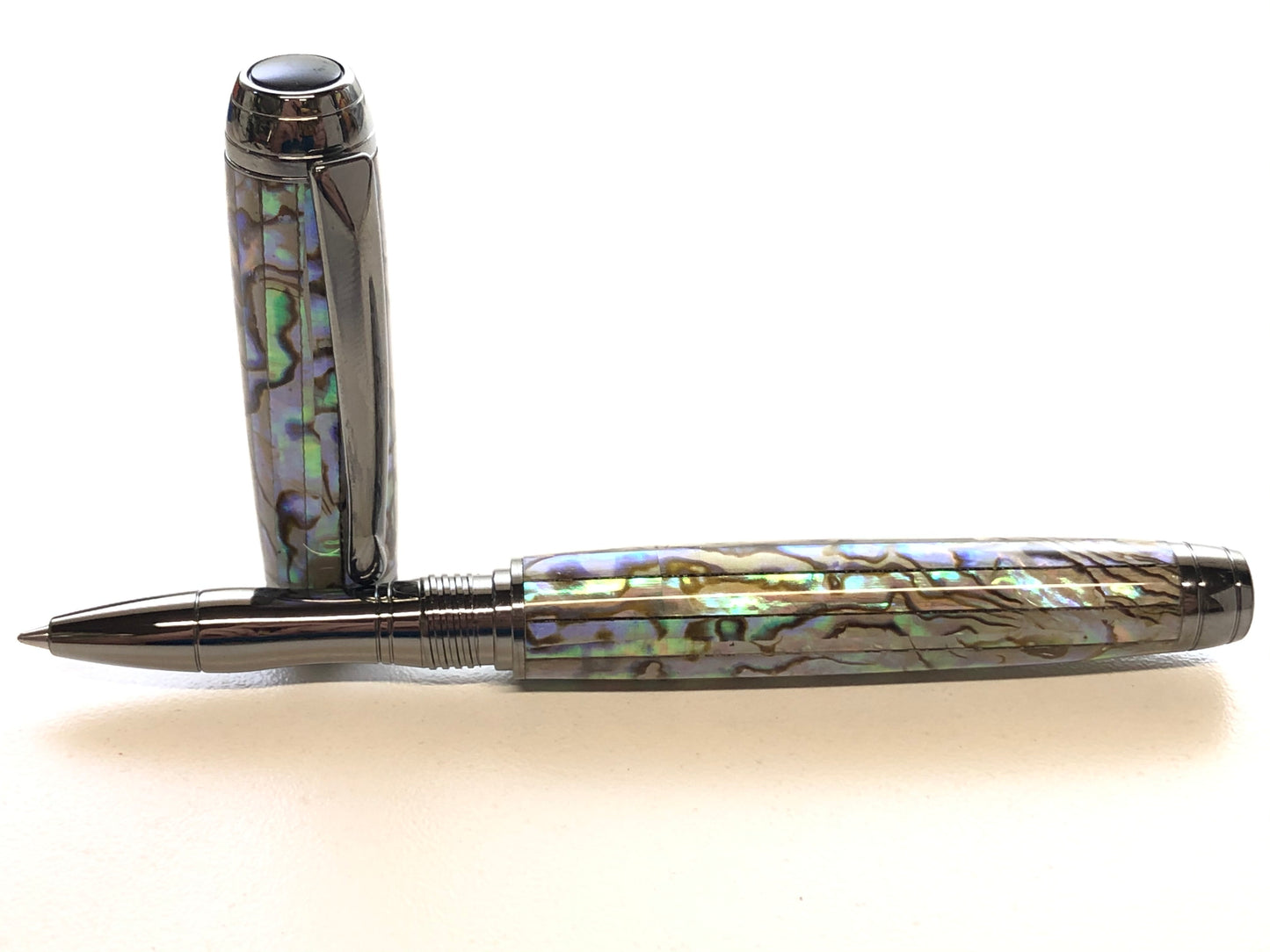 Mistral Rollerball / Black Titanium - Silver Paua Abalone