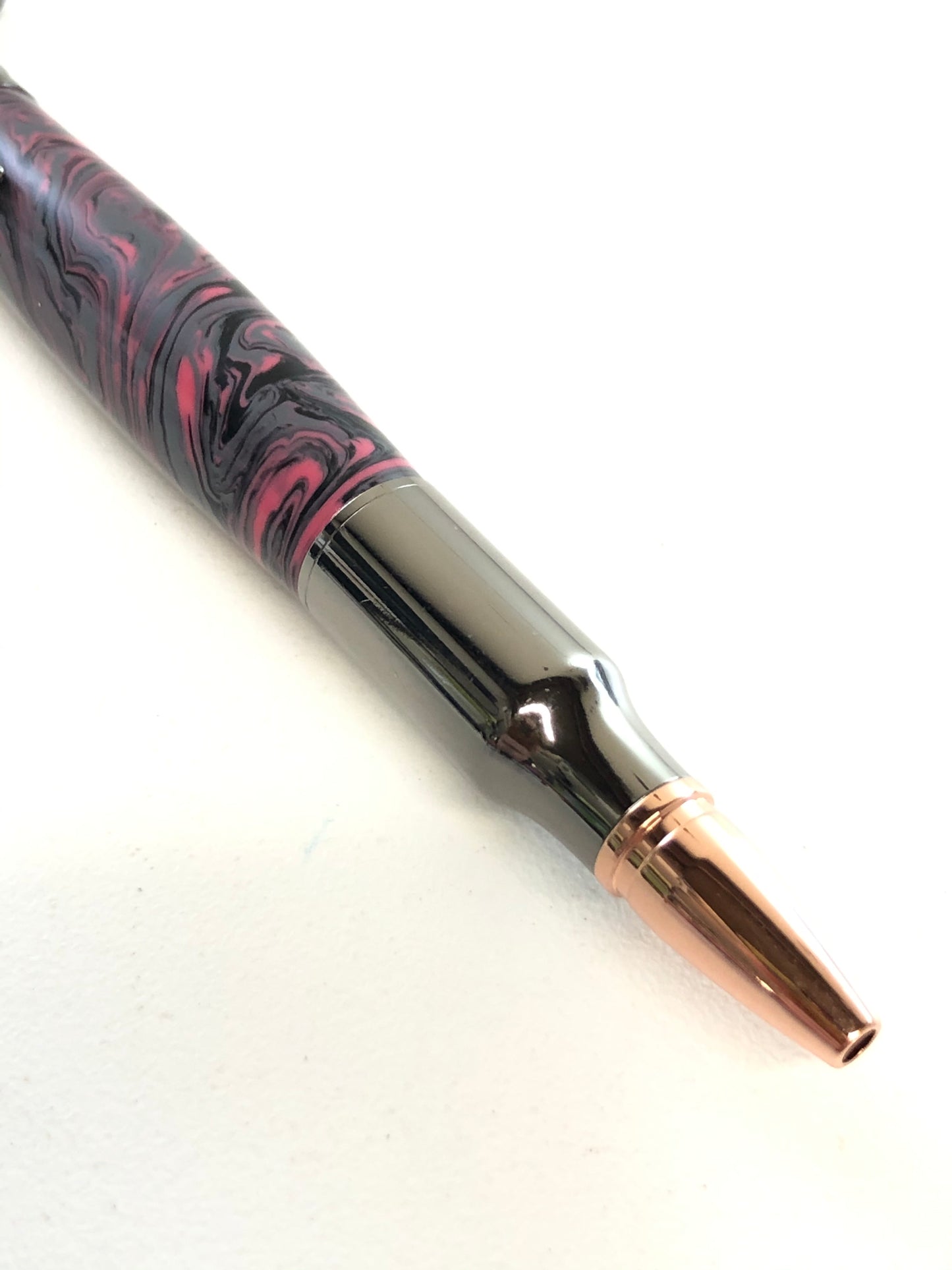 Bolt Action / Gunmetal - Resin / Pretty in Pink
