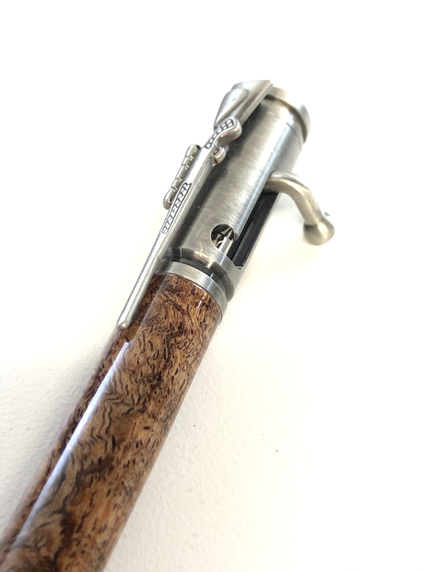 Bolt Action / Antique Pewter - Wood / Black Mesquite
