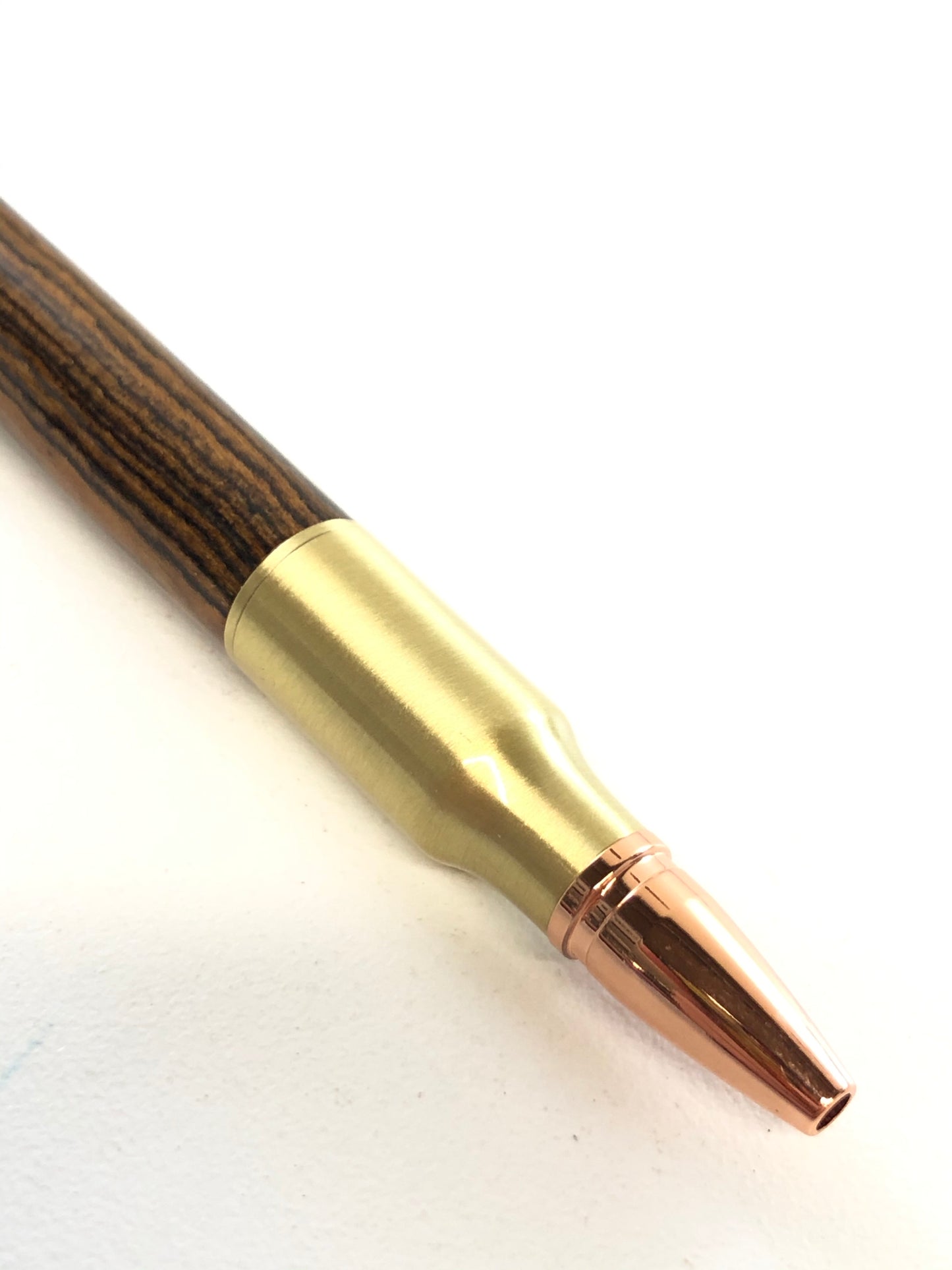 Bolt Action / Antique Brass - Wood / Bocote