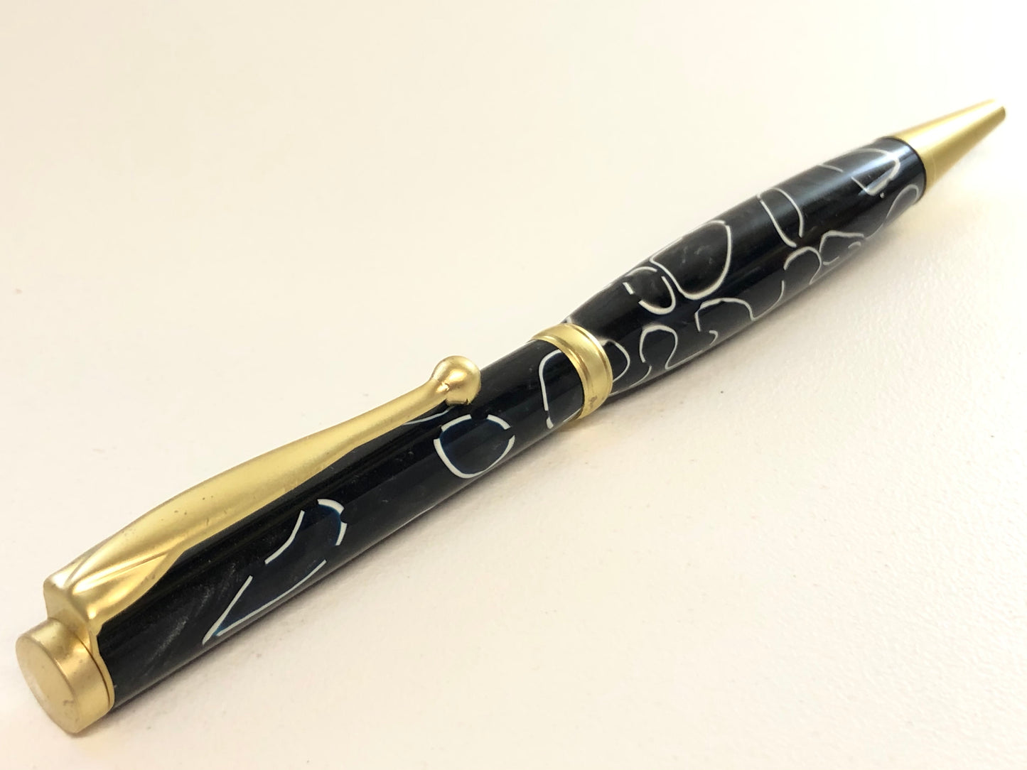 Slim Ballpoint / Satin Gold - Acrylic / Stargazer