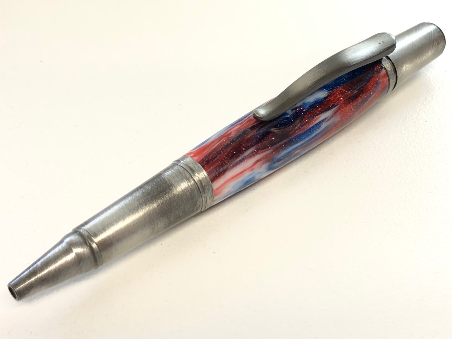 Sirocco / Brushed Pewter - Resin / DiamondCast Stars and Stripes