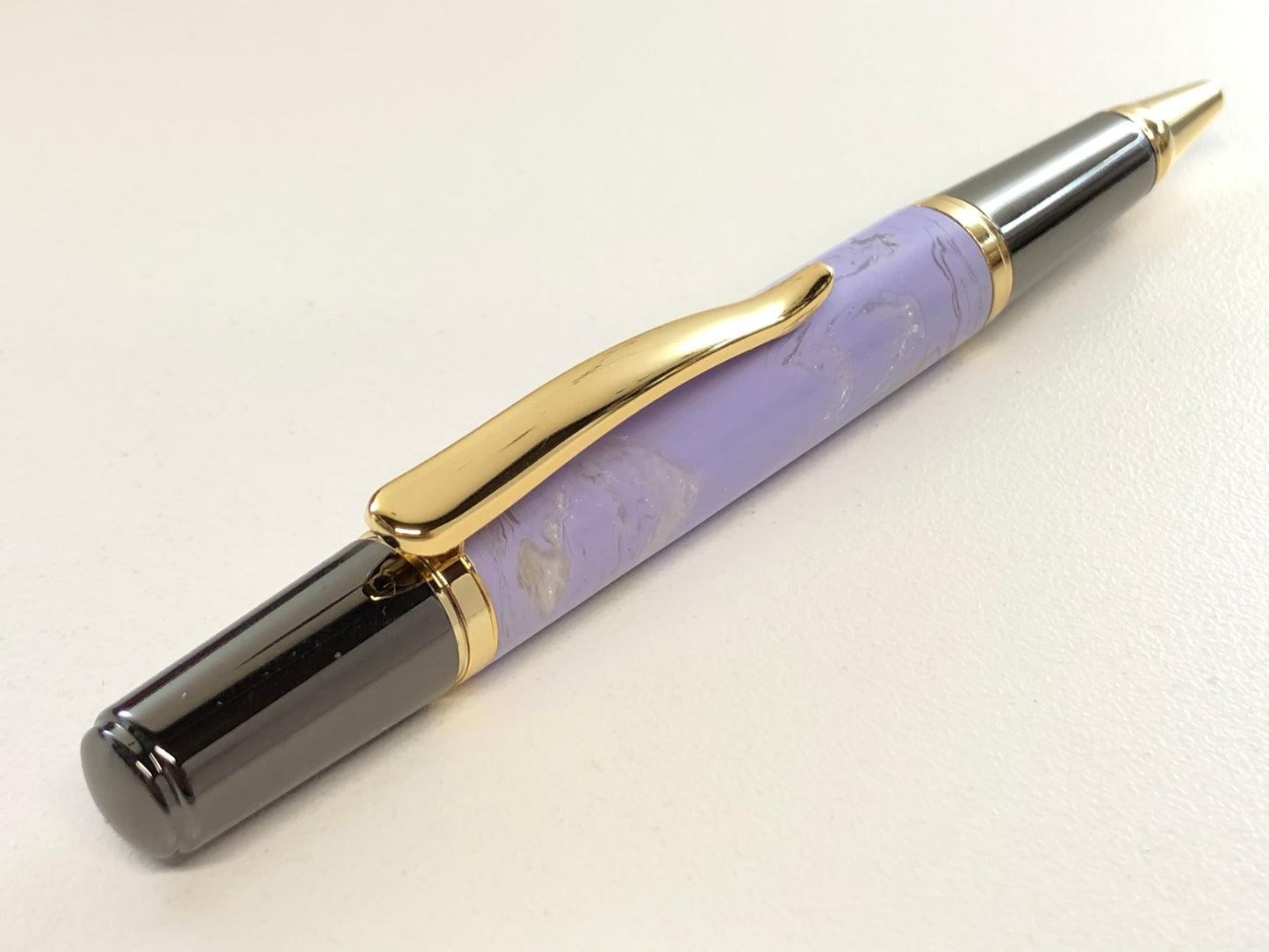 Sirocco / Gunmetal and Gold - Resin / Peritwinkle