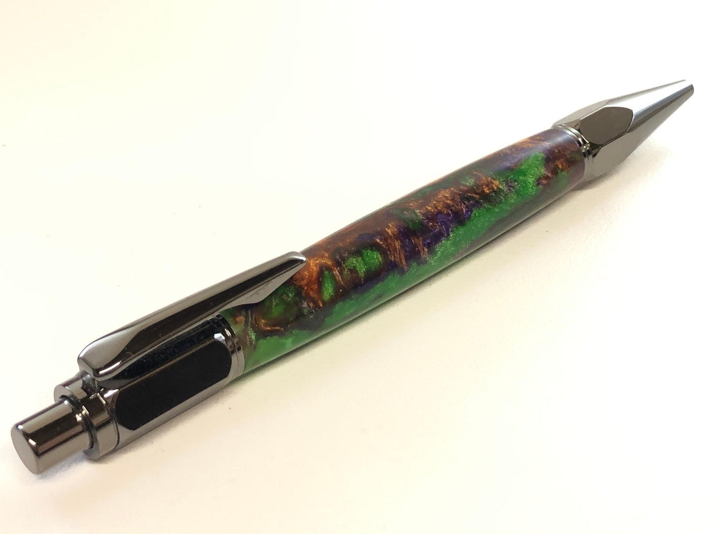 Vertex Click / Gunmetal - Resin / Forest