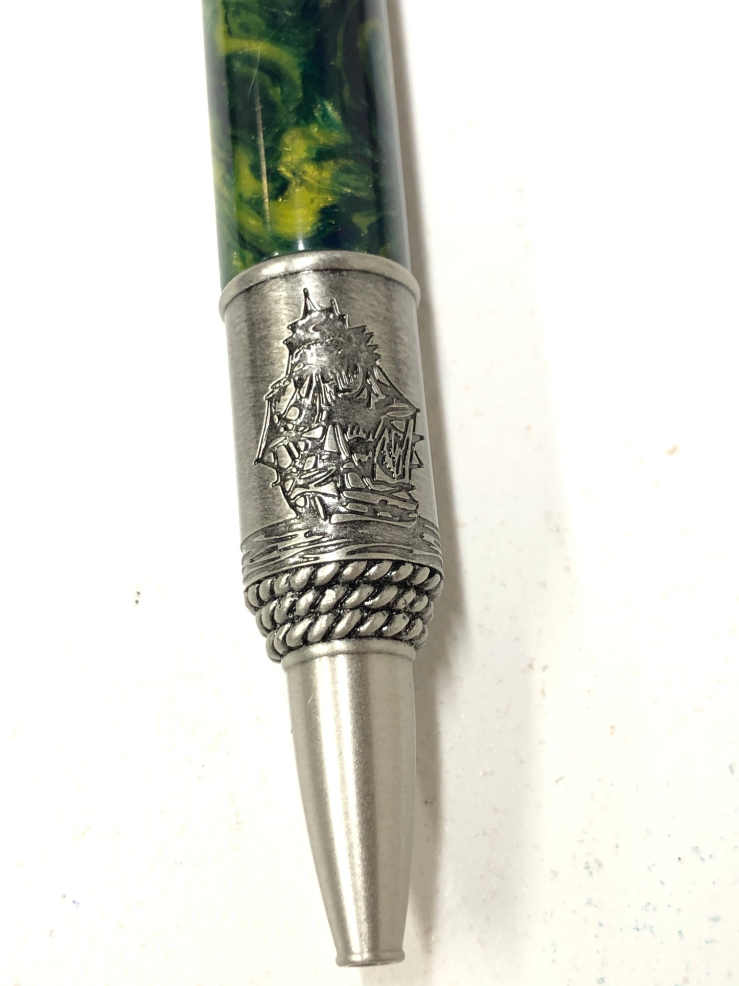 Nautical Twist / Antique Pewter - Resin / Mahi-Mahi