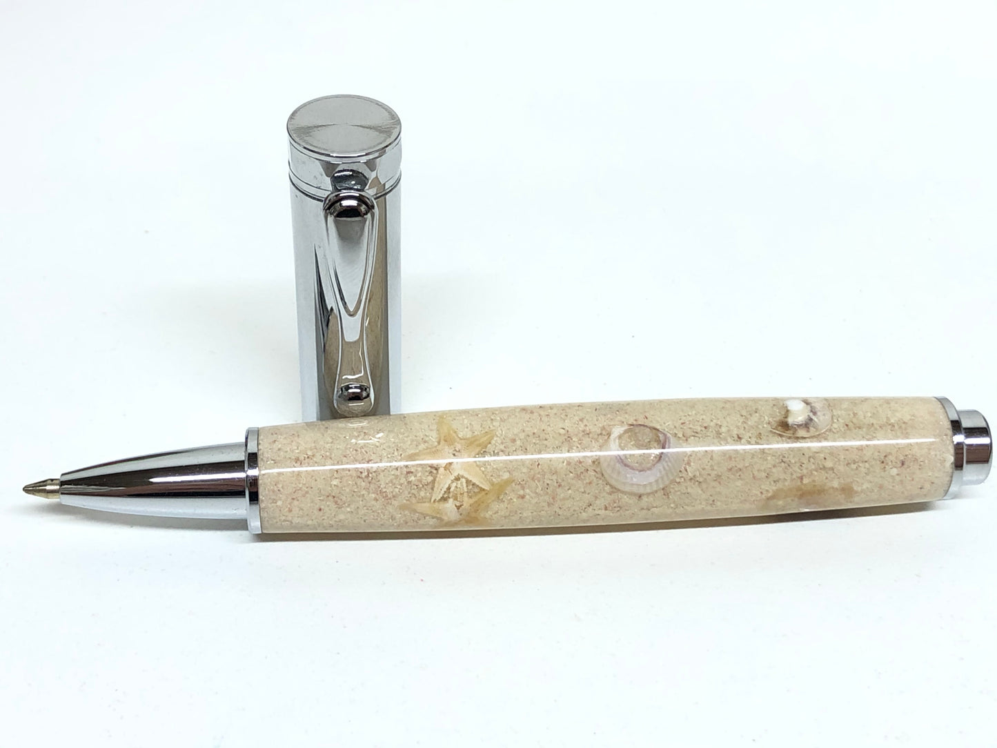 Zen Rollerball / Chrome - Beach Clear Cast w/COA