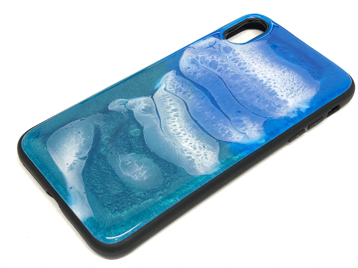 iPhone XS Max Phone Case - "Ocean" Resin