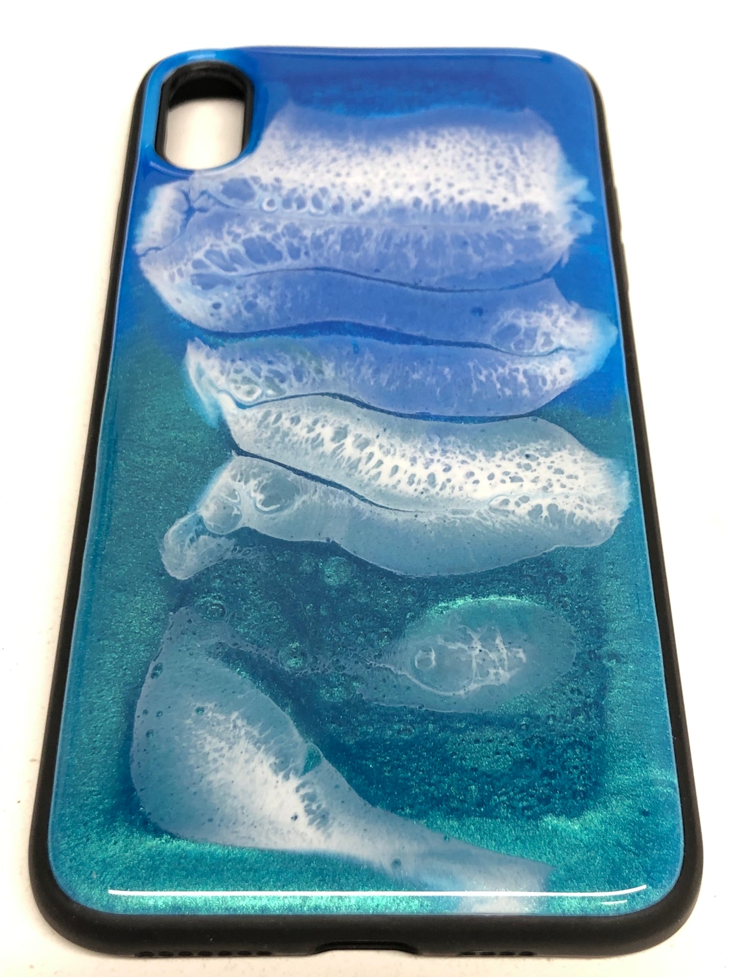 iPhone XS Max Phone Case - "Ocean" Resin