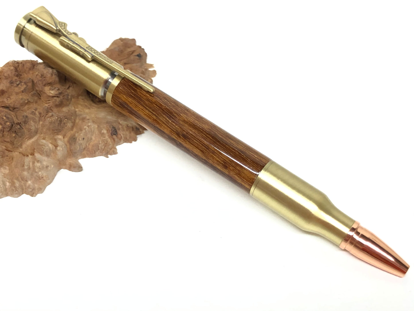 Bolt Action / Antique Brass - Wood / Jobillo (Tigerwood)