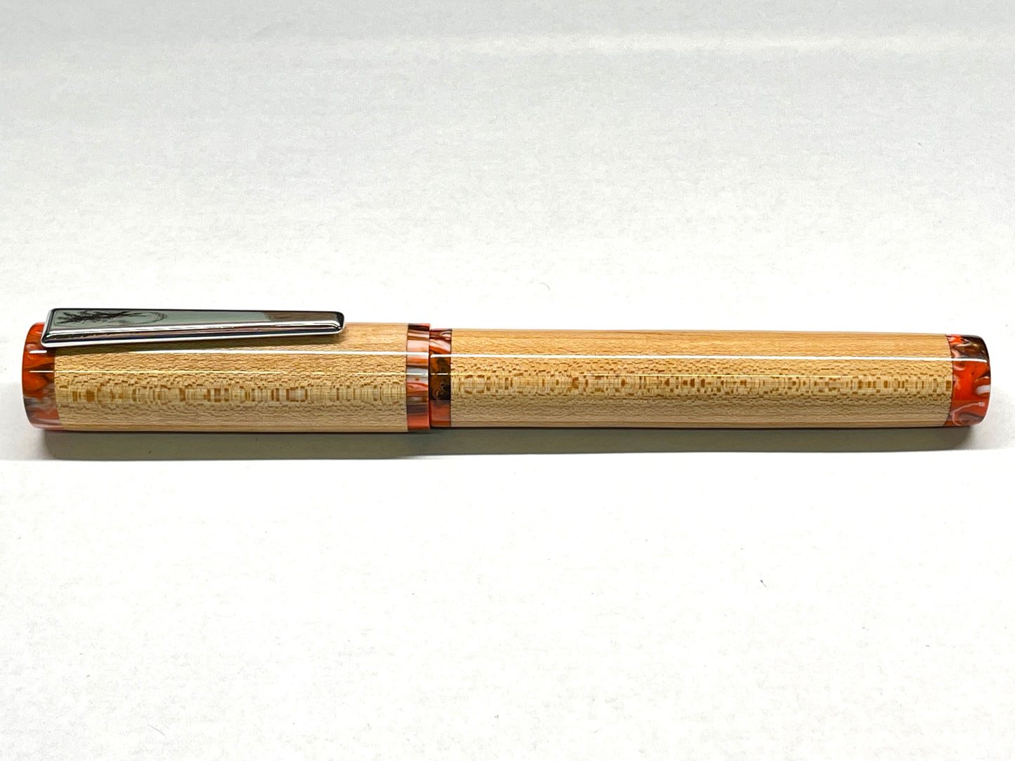 Custom Fountain Pen - Cleveland Stadium Wood with COA