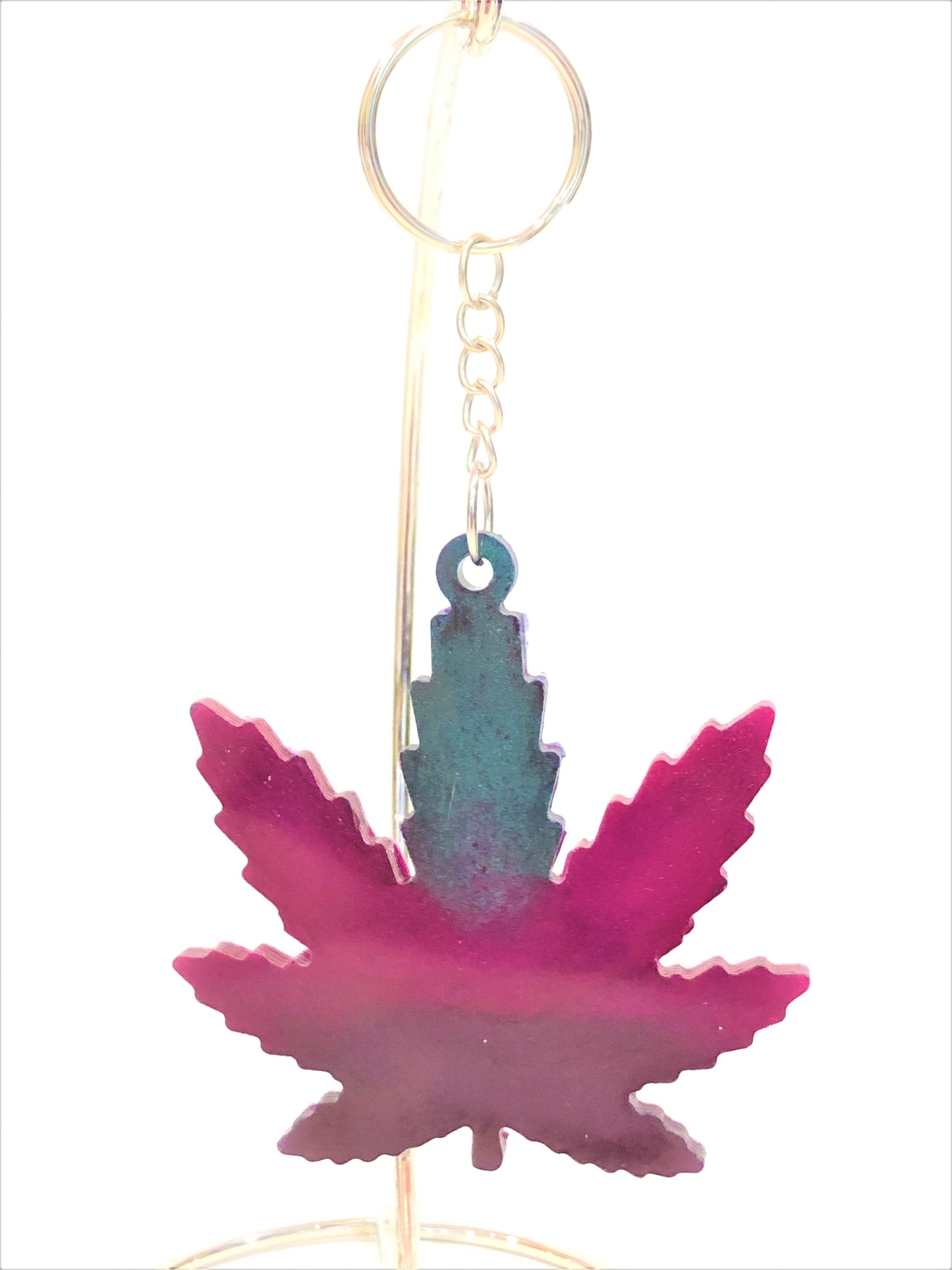 MJ Leaf Key Chain