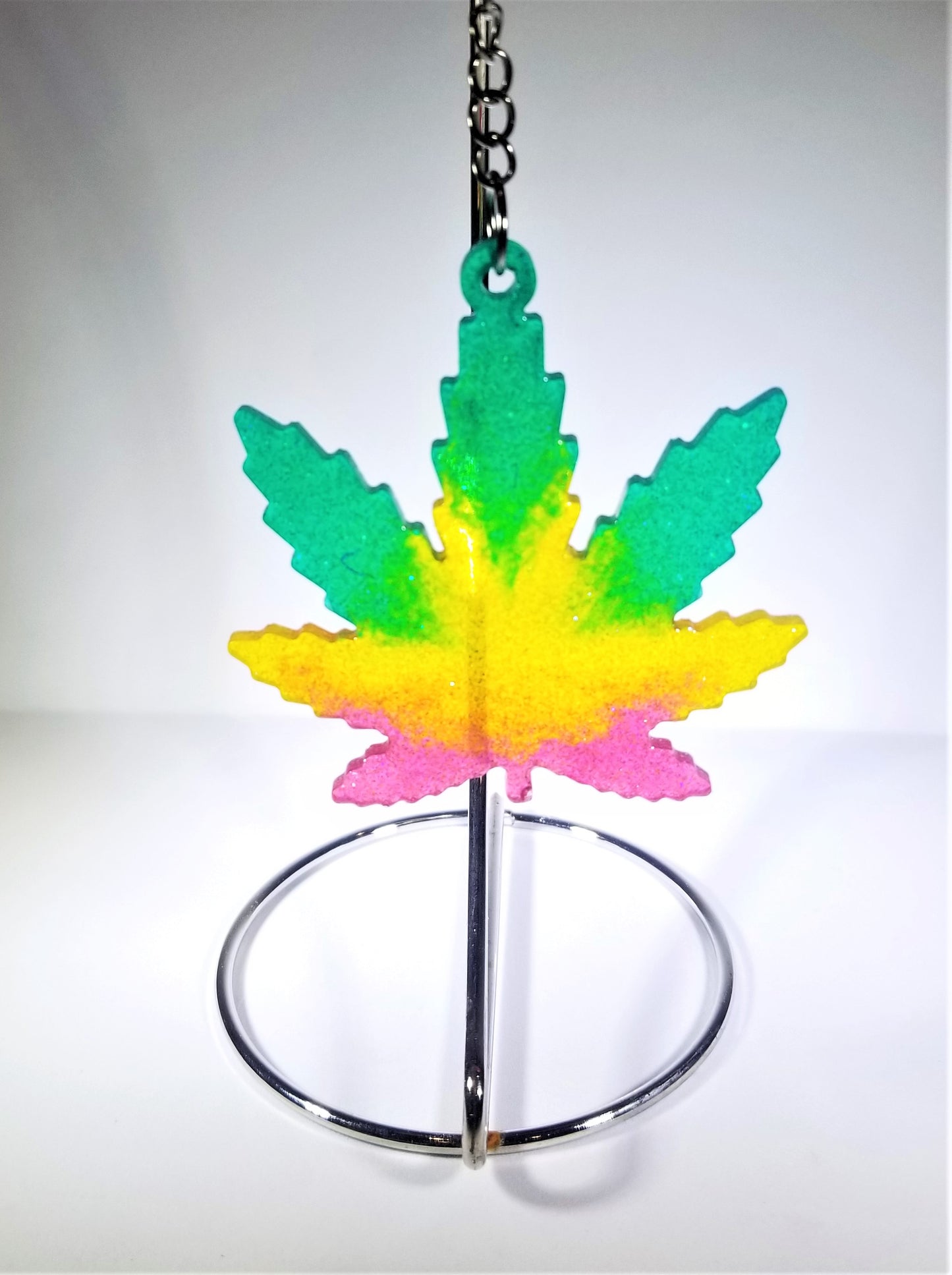 MJ Leaf Key Chain