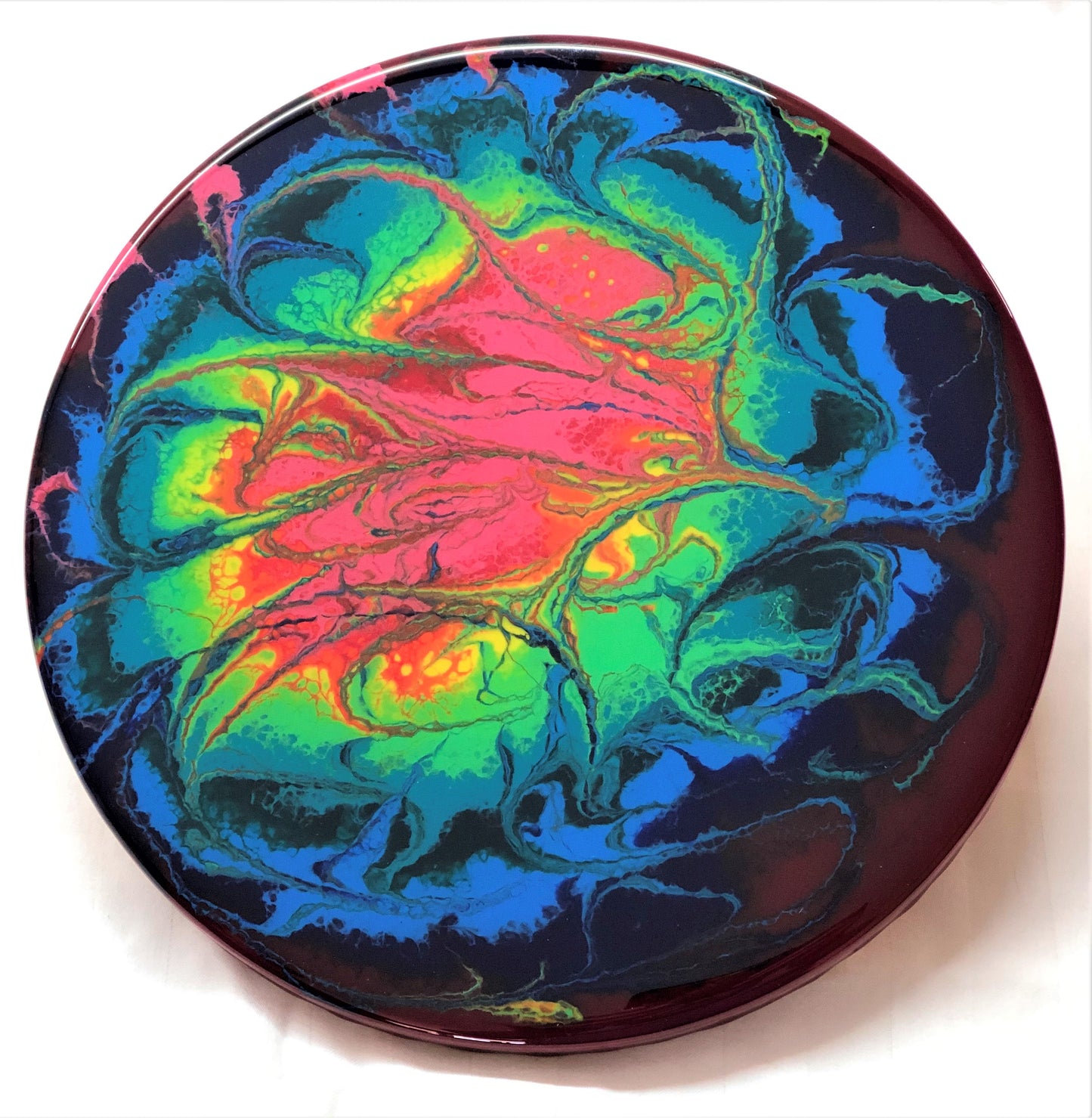 Lazy Susan - Bamboo Tie Dye