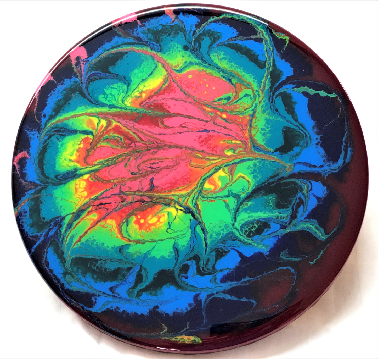 Lazy Susan - Bamboo Tie Dye