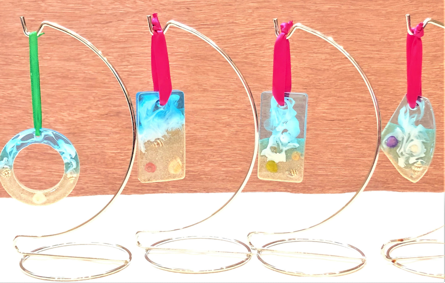 Resin Ornament - Beach Scene