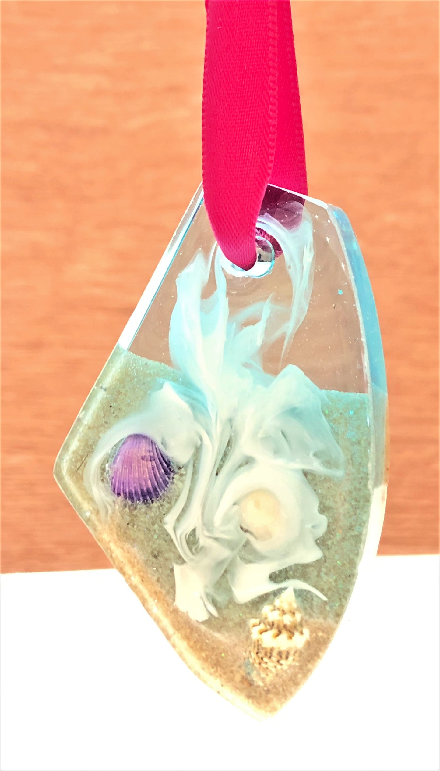 Resin Ornament - Beach Scene