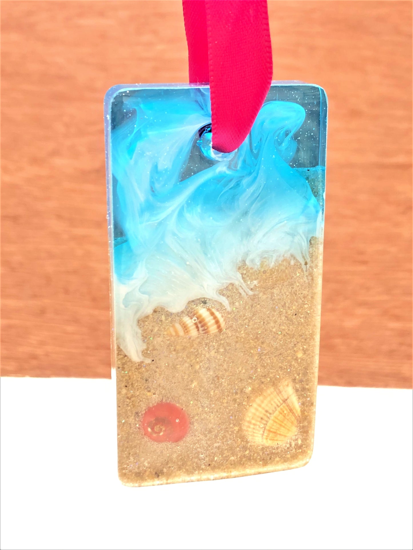 Resin Ornament - Beach Scene